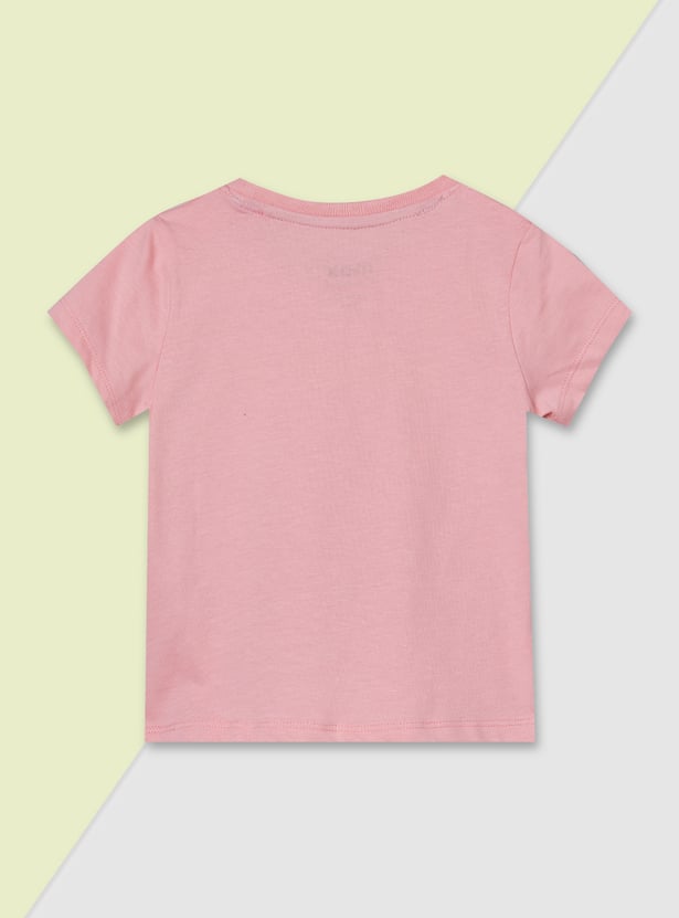 Girls Printed T-shirt - Pack of 3