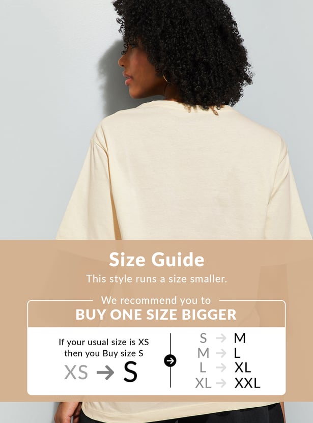 URB_N Women Stitch Oversized T-shirt