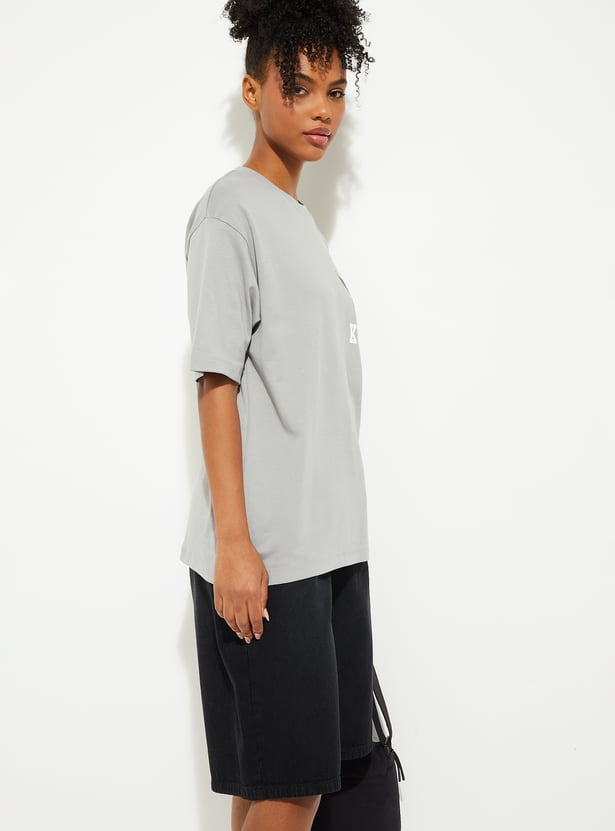 URB_N Kuromi Print Oversized T-shirt