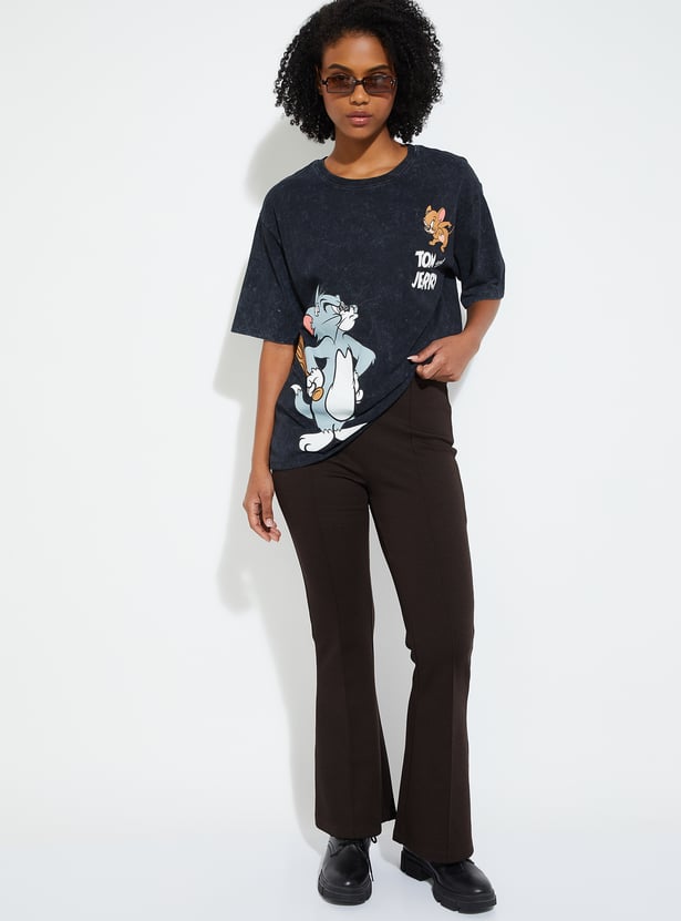 URB_N Women Tom & Jerry Oversized T-shirt