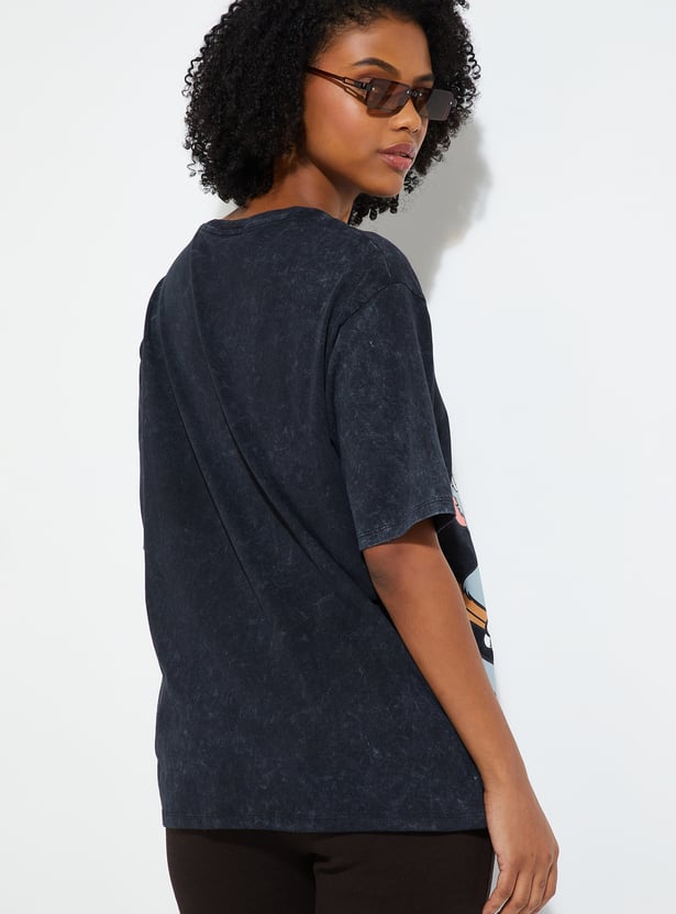 URB_N Women Tom & Jerry Oversized T-shirt