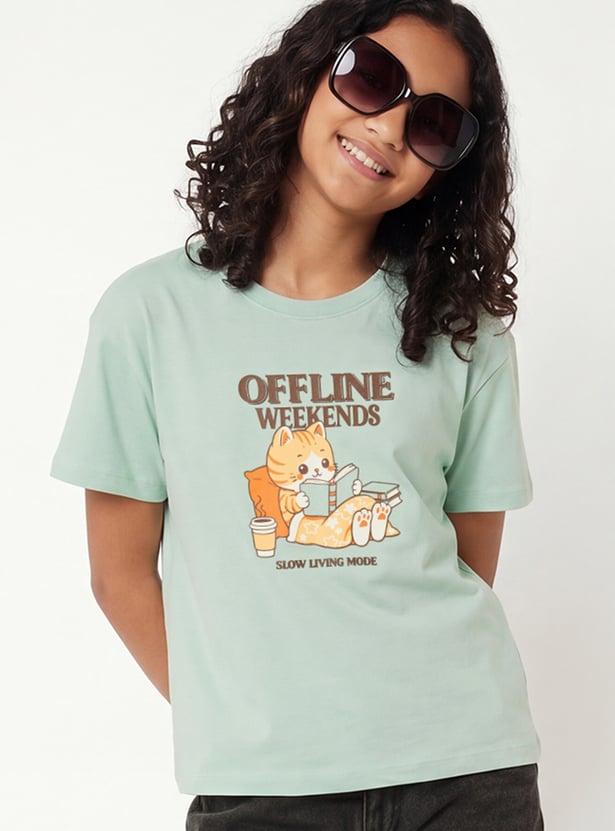 Girls Printed T-shirt