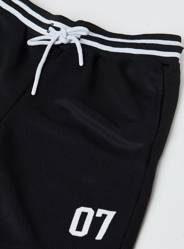 Boys Textured Shorts