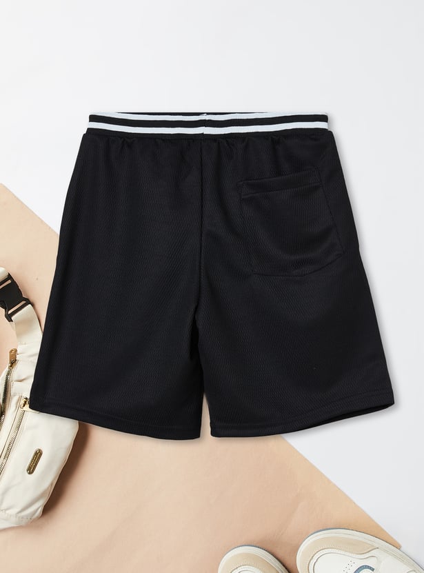 Boys Textured Shorts