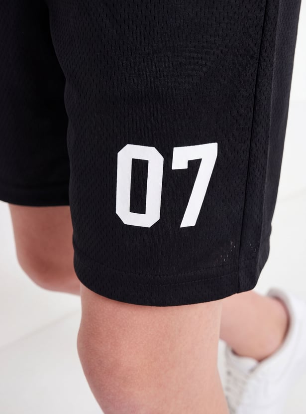Boys Textured Shorts