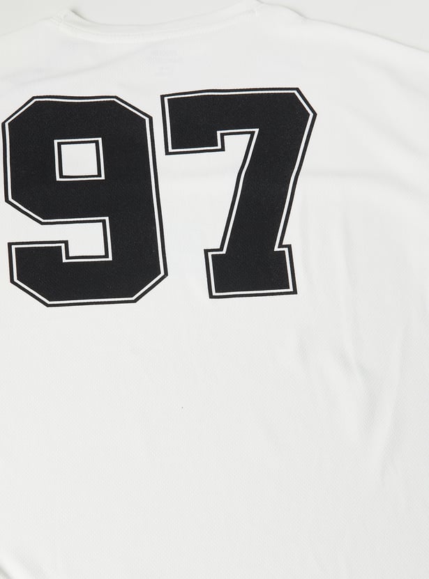 Boys Printed Oversized Sports T-shirt