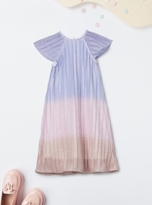 Girls Pleated A-line Dress