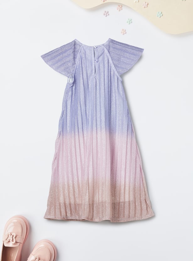 Girls Pleated A-line Dress
