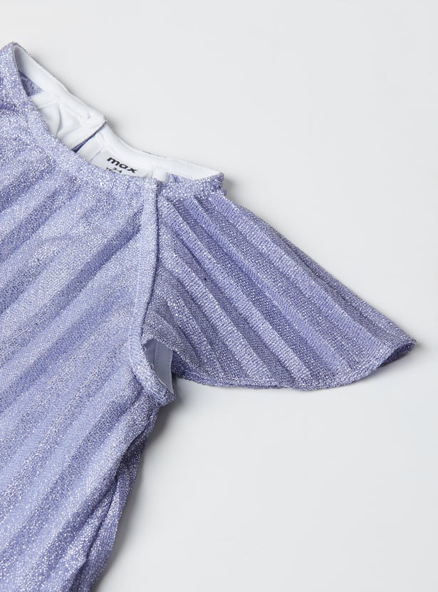 Girls Pleated A-line Dress