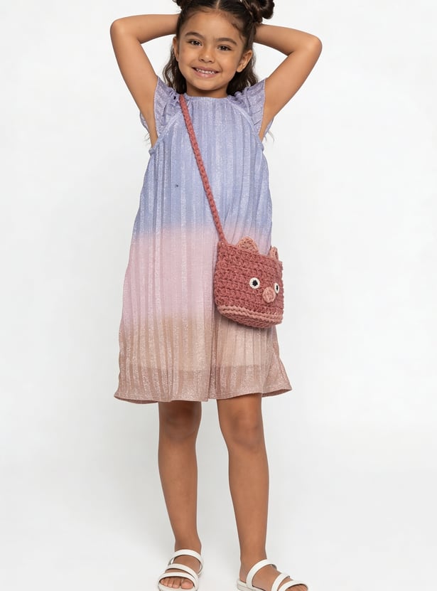 Girls Pleated A-line Dress