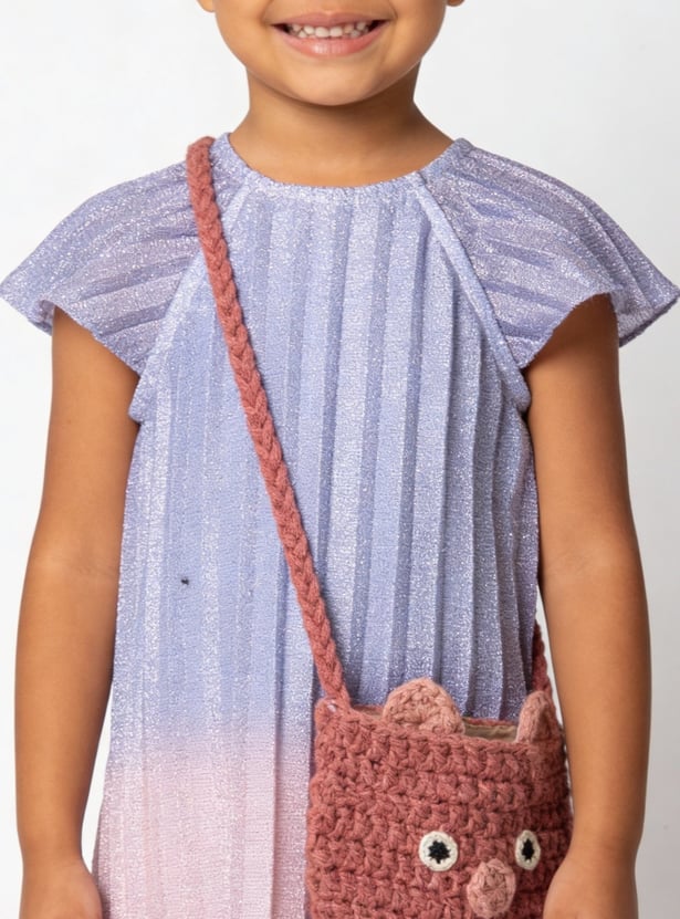Girls Pleated A-line Dress
