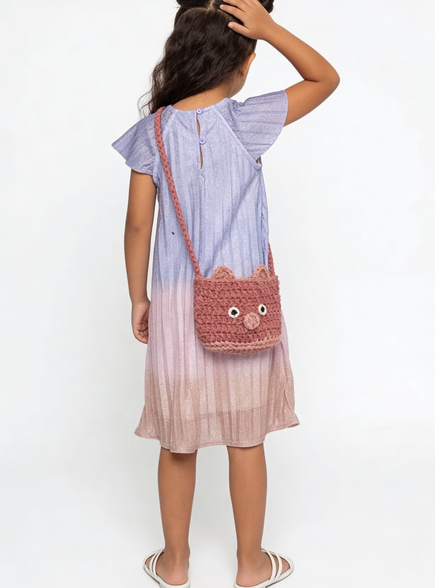 Girls Pleated A-line Dress