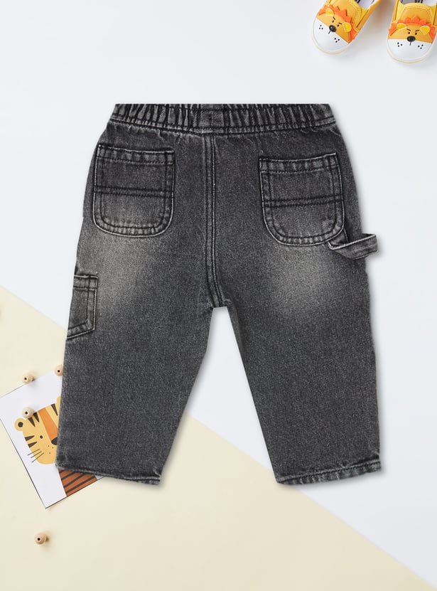 Boys Mid Washed Carpenter Jeans