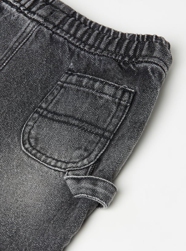 Boys Mid Washed Carpenter Jeans