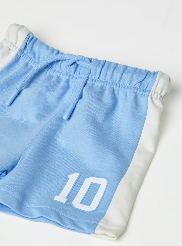 Boys Contrast Panelled Shorts - Pack of 2
