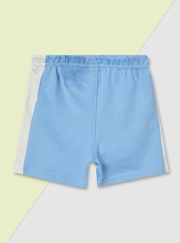 Boys Contrast Panelled Shorts - Pack of 2