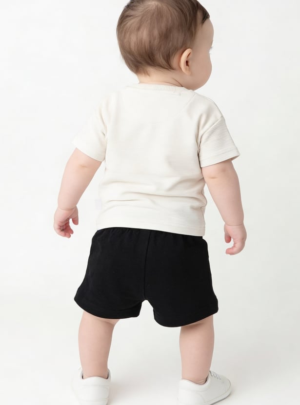 Boys Side Striped Shorts - Pack of 2