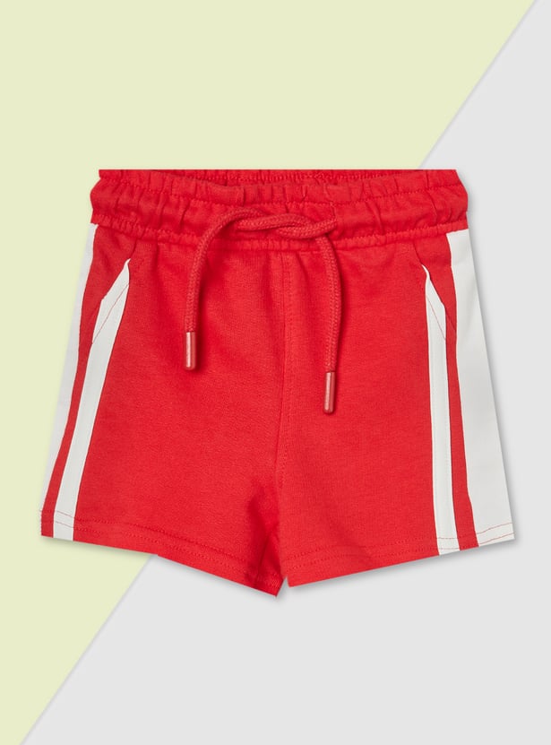 Boys Side Striped Shorts - Pack of 2