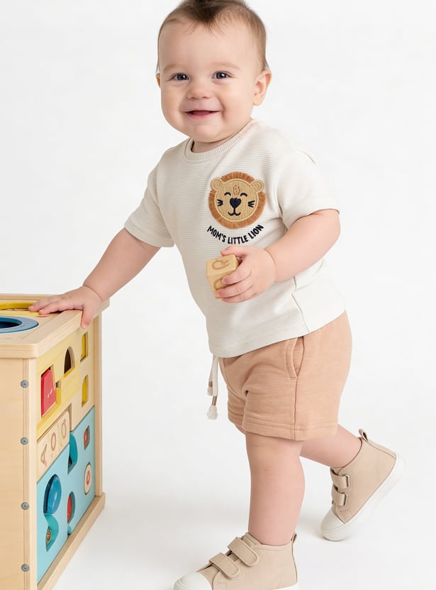 Boys Applique Shorts Set