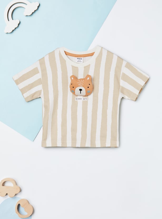 Boys Striped Shorts Set