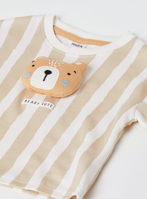 Boys Striped Shorts Set