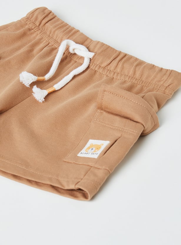 Boys Striped Shorts Set
