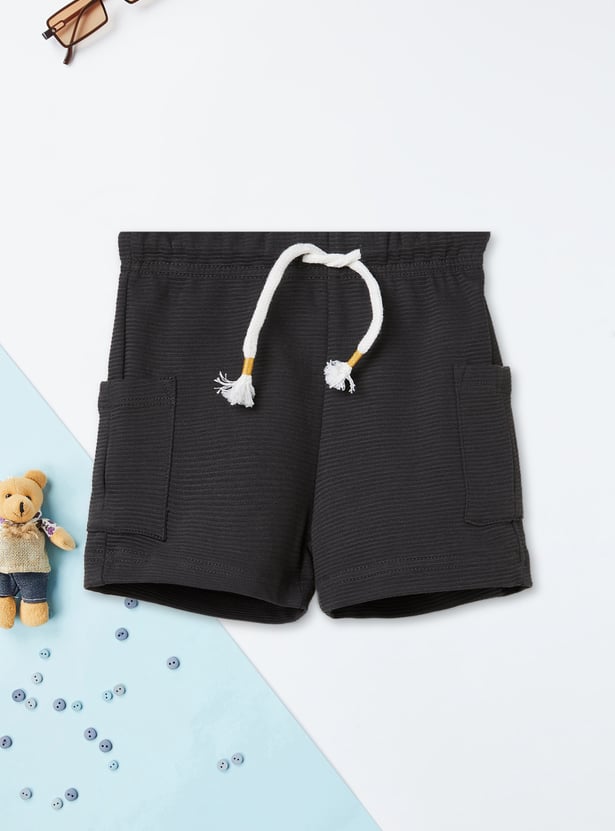 Boys Lion Print Shorts Set