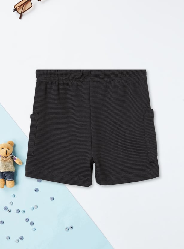 Boys Lion Print Shorts Set