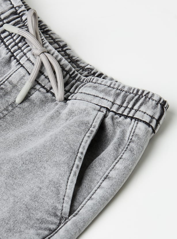 Boys Washed Cargo Joggers