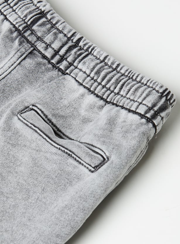 Boys Washed Cargo Joggers