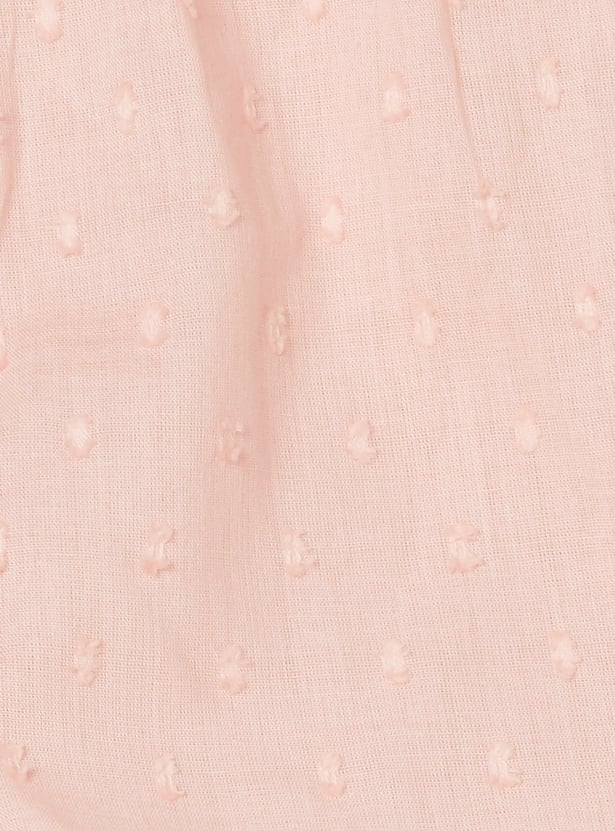 Girls Swiss Dots Shorts Set