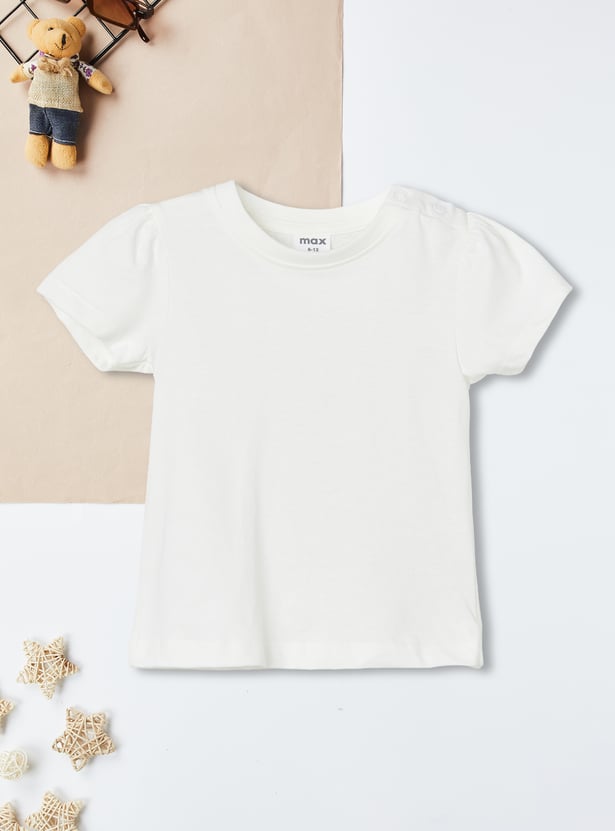 Girls Embroidered Dungaree Set