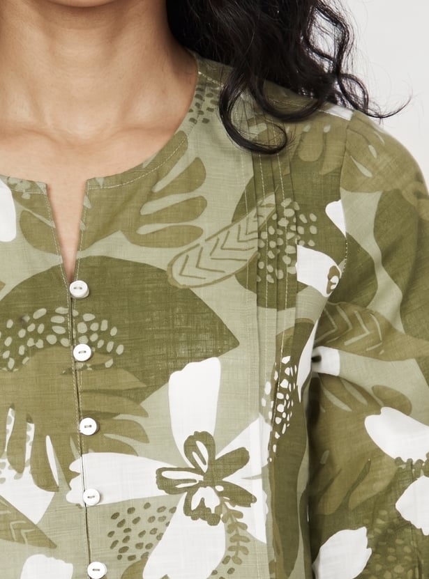 Women Printed Straight Kurti