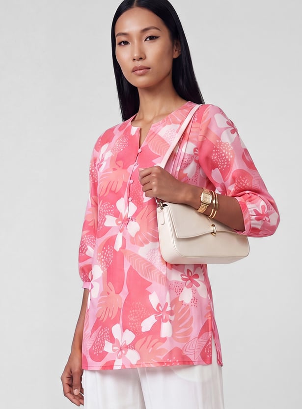Women Printed Straight Kurti