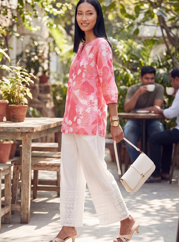 Women Printed Straight Kurti
