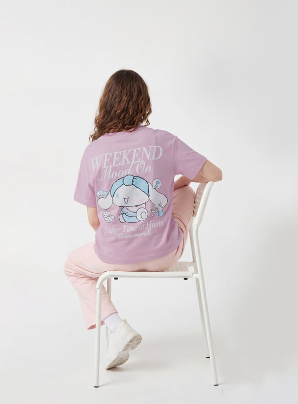 Girls Cinnamoroll Printed T-shirt