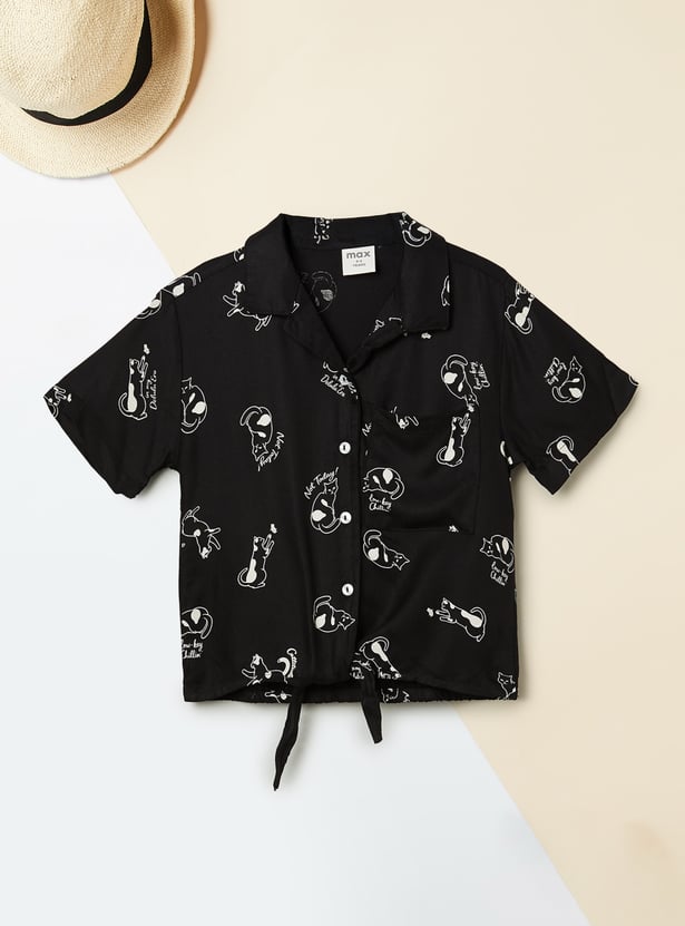 Girls Printed Shirt