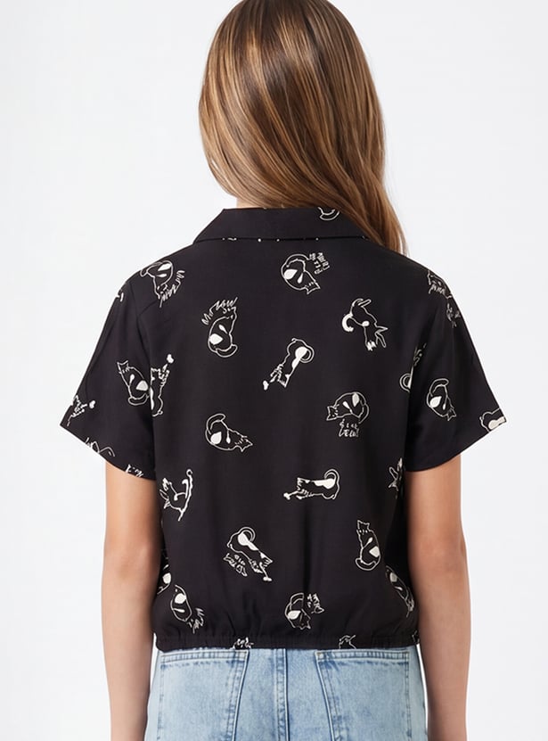 Girls Printed Shirt
