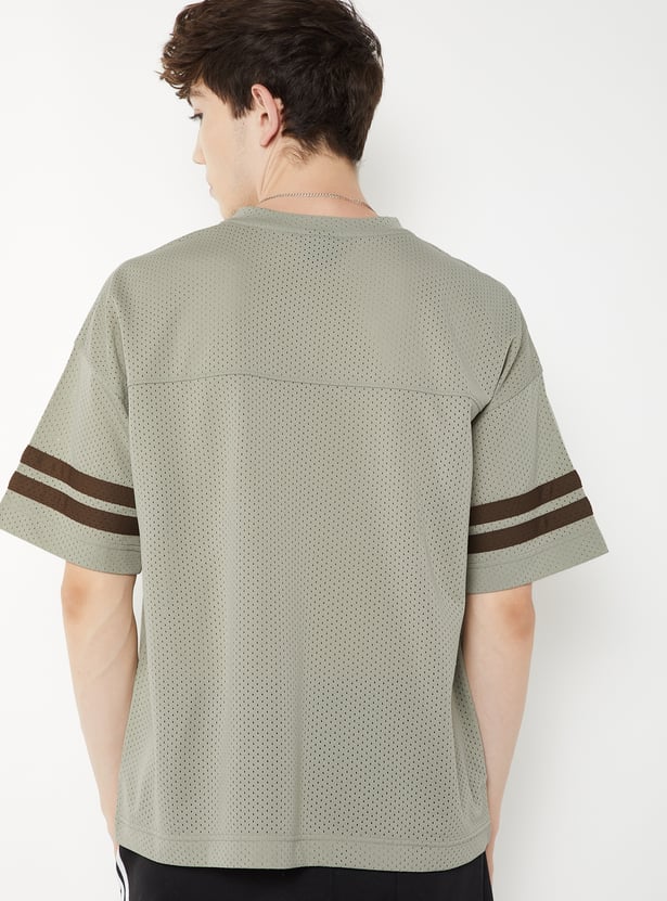 URB_N Men Printed Athleisure Oversized T-shirt