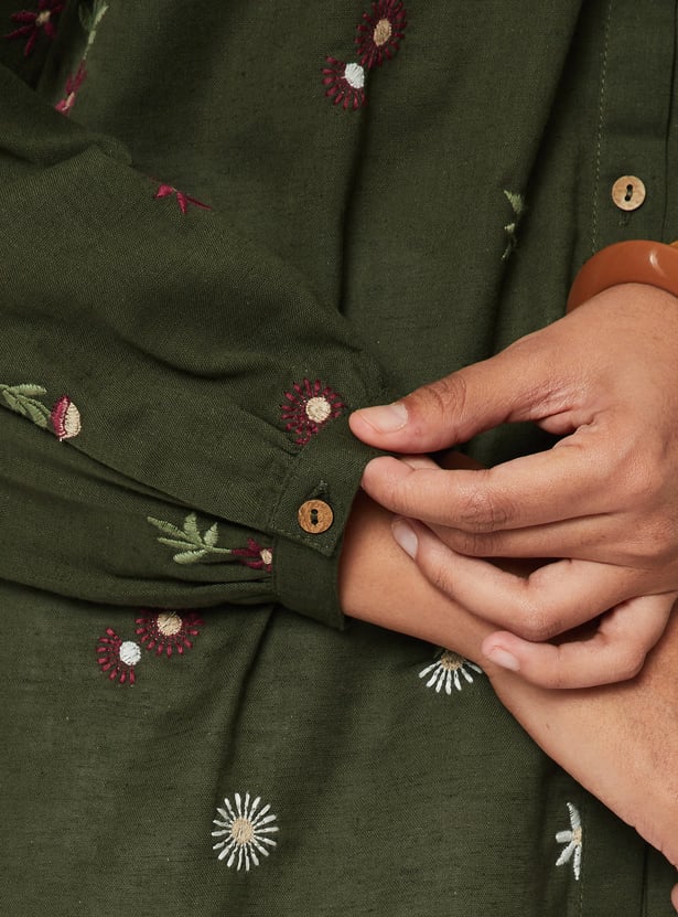Women Embroidered Tunic