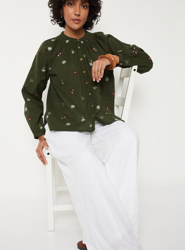 Women Embroidered Tunic