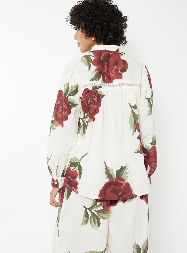 Women Floral Print Shirt