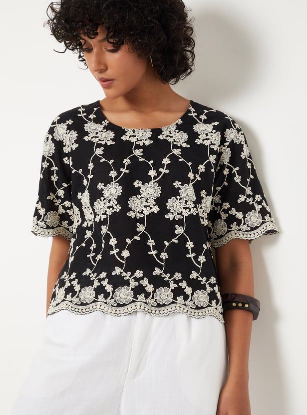 Women Embroidered Top