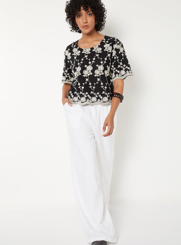 Women Embroidered Top