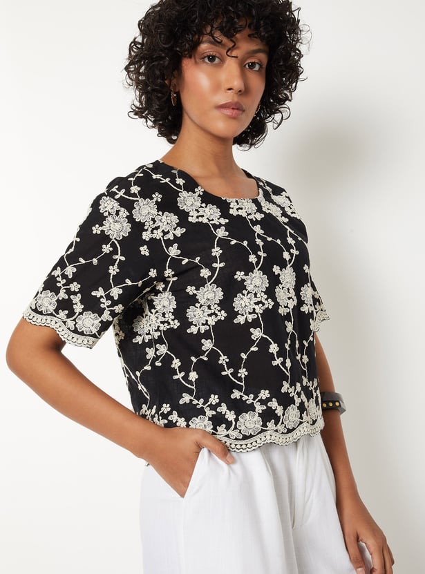 Women Embroidered Top