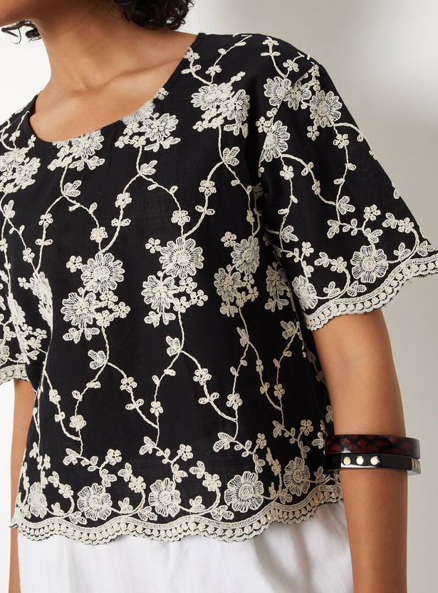 Women Embroidered Top