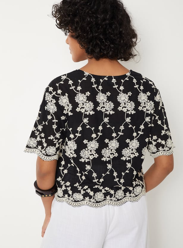 Women Embroidered Top