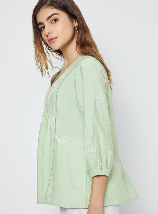 Women Embroidered Tunic
