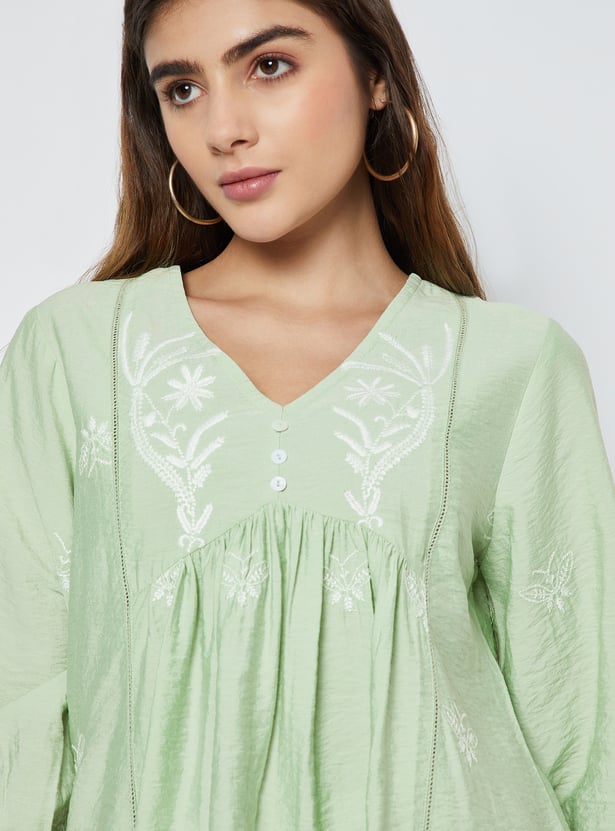 Women Embroidered Tunic