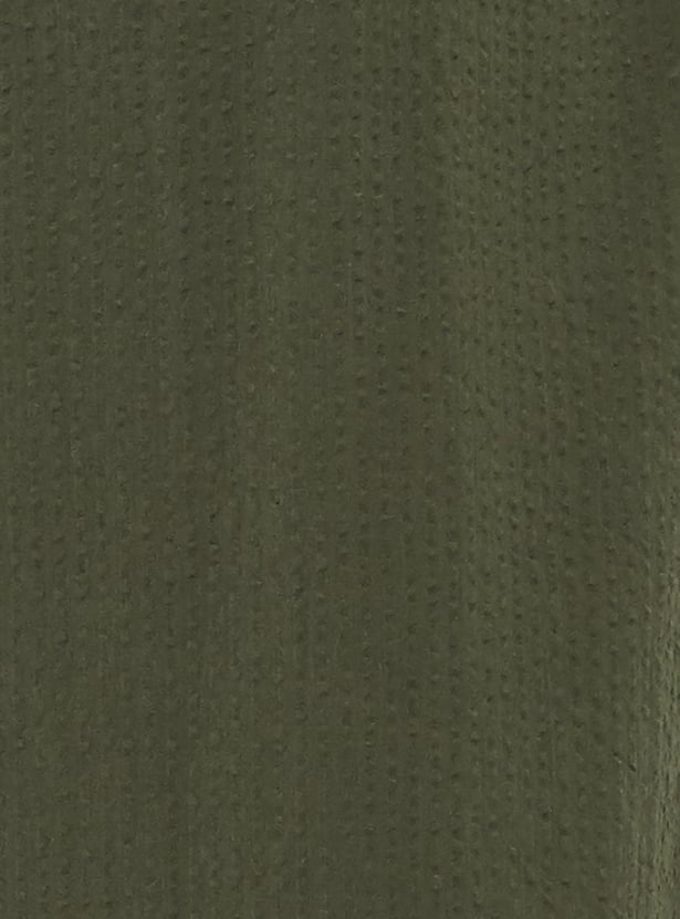 Women Seersucker Midi Dress